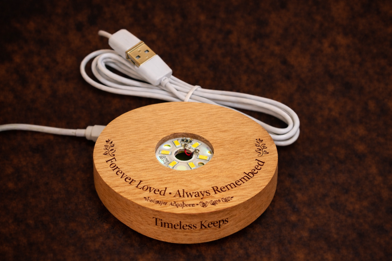 👉 Signature Engraved LED Base